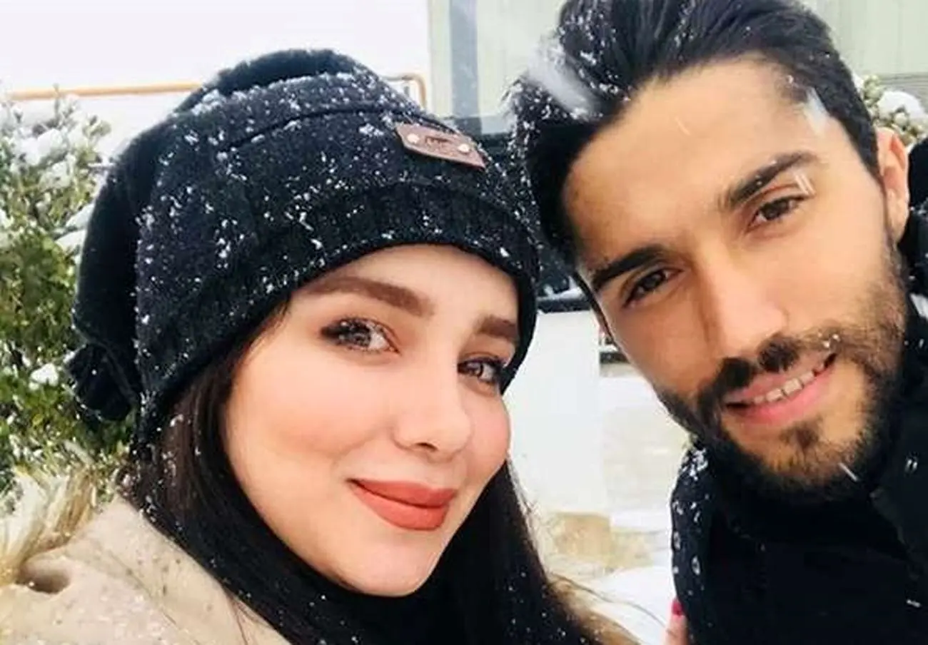 عکس حسین حسینی و همسرش