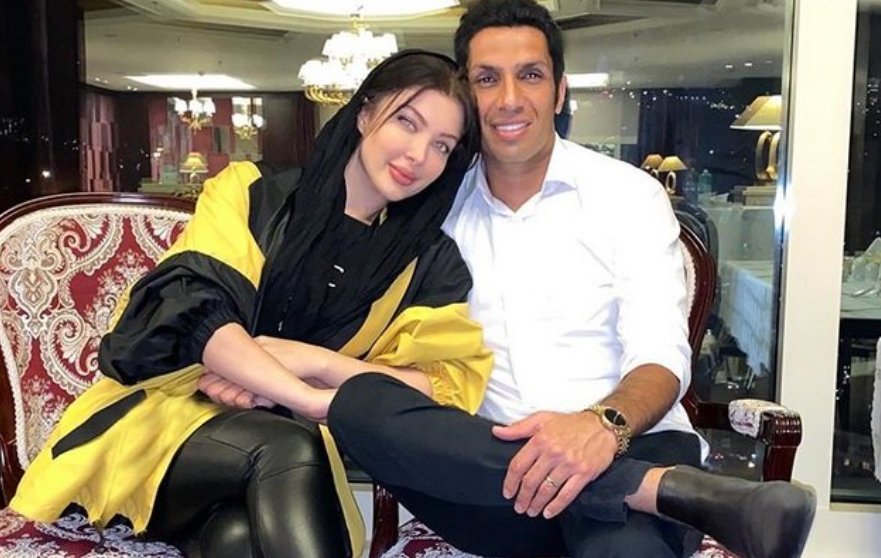 عکس سپهر حیدری و همسرش